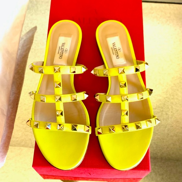 Valentino Shoes - Valentino Garavani Rockstud leather slide